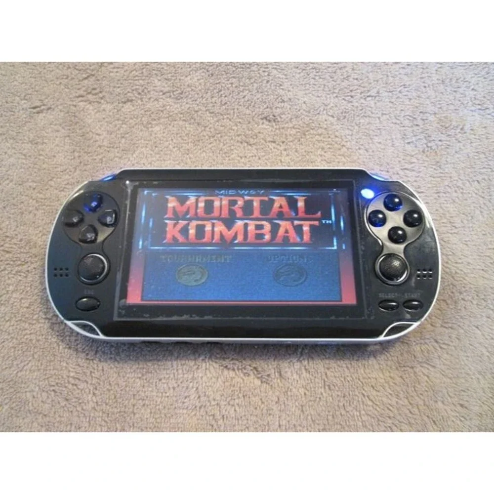 Retro Game Console Black With Games